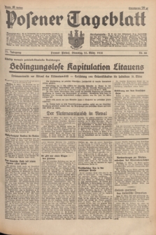 Posener Tageblatt. Jg.77, Nr. 66 (22 März 1938) + dod.