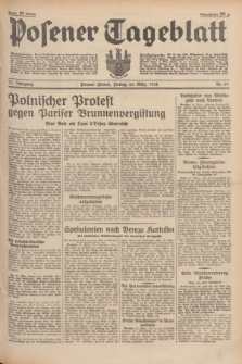 Posener Tageblatt. Jg.77, Nr. 69 (25 März 1938) + dod.