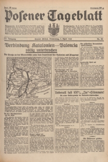 Posener Tageblatt. Jg.77, Nr. 80 (7 April 1938) + dod.