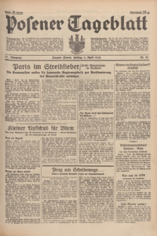 Posener Tageblatt. Jg.77, Nr. 81 (8 April 1938) + dod.