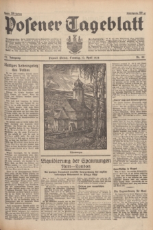 Posener Tageblatt. Jg.77, Nr. 88 (17 April 1938) + dod.
