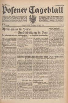 Posener Tageblatt. Jg.77, Nr. 93 (24 April 1938) + dod.