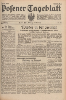 Posener Tageblatt. Jg.77, Nr. 106 (11 Mai 1938) + dod.