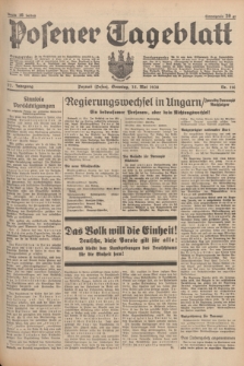 Posener Tageblatt. Jg.77, Nr. 110 (15 Mai 1938) + dod.
