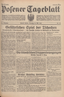 Posener Tageblatt. Jg.77, Nr. 117 (24 Mai 1938) + dod.