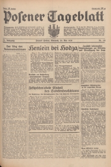 Posener Tageblatt. Jg.77, Nr. 118 (25 Mai 1938) + dod.