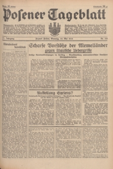Posener Tageblatt. Jg.77, Nr. 121 (29 Mai 1938) + dod.