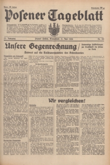 Posener Tageblatt. Jg.77, Nr. 131 (11 Juni 1938) + dod.