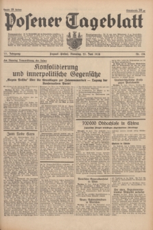 Posener Tageblatt. Jg.77, Nr. 138 (21 Juni 1938) + dod.