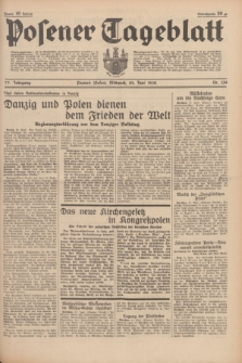 Posener Tageblatt. Jg.77, Nr. 139 (22 Juni 1938) + dod.