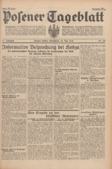 Posener Tageblatt. Jg.77, Nr. 142 (25 Juni 1938) + dod.