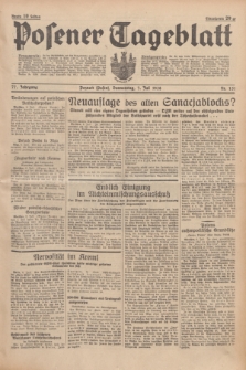 Posener Tageblatt. Jg.77, Nr. 151 (7 Juli 1938) + dod.
