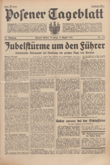 Posener Tageblatt. Jg.77, Nr. 173 (2 August 1938) + dod.