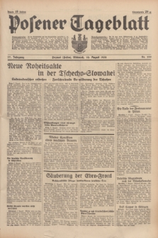 Posener Tageblatt. Jg.77, Nr. 180 (10 August 1938) + dod.