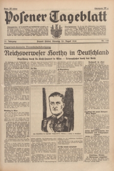 Posener Tageblatt. Jg.77, Nr. 190 (23 August 1938) + dod.