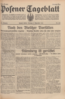Posener Tageblatt. Jg.77, Nr. 202 (6 September 1938) + dod.
