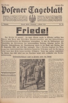 Posener Tageblatt. Jg.77, Nr. 224 (1 Oktober 1938) + dod.