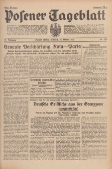 Posener Tageblatt. Jg.77, Nr. 233 (12 Oktober 1938) + dod.