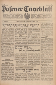 Posener Tageblatt. Jg.77, Nr. 236 (15 Oktober 1938) + dod.