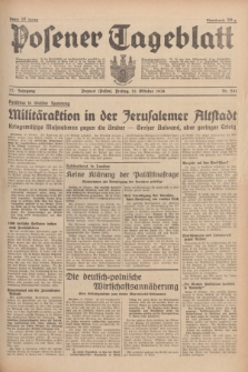 Posener Tageblatt. Jg.77, Nr. 241 (21 Oktober 1938) + dod.