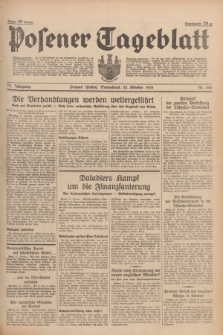 Posener Tageblatt. Jg.77, Nr. 242 (22 Oktober 1938) + dod.