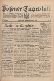 Posener Tageblatt. Jg.77, Nr. 243 (23 Oktober 1938) + dod.