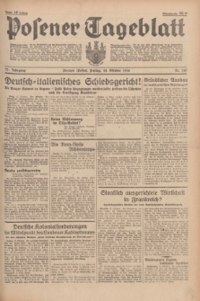 Posener Tageblatt. Jg.77, Nr. 247 (28 Oktober 1938) + dod.