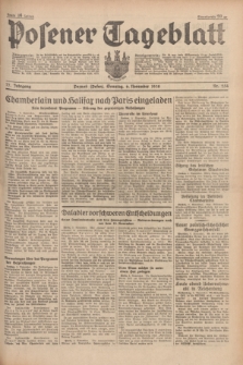 Posener Tageblatt. Jg.77, Nr. 254 (6 November 1938) + dod.