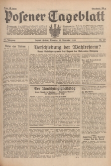 Posener Tageblatt. Jg.77, Nr. 259 (13 November 1938) + dod.