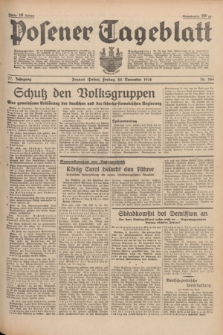Posener Tageblatt. Jg.77, Nr. 269 (25 November 1938) + dod.