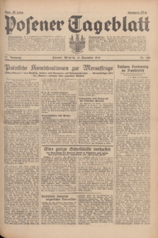 Posener Tageblatt. Jg.77, Nr. 284 (14 Dezember 1938) + dod.