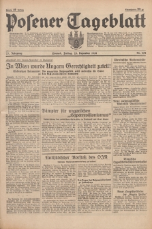 Posener Tageblatt. Jg.77, Nr. 292 (23 Dezember 1938) + dod.