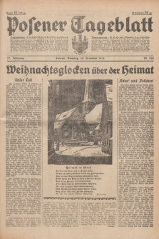 Posener Tageblatt. Jg.77, Nr. 294 (25 Dezember 1938) + dod.