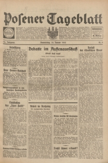 Posener Tageblatt. Jg.72, Nr. 9 (12 Januar 1933) + dod.