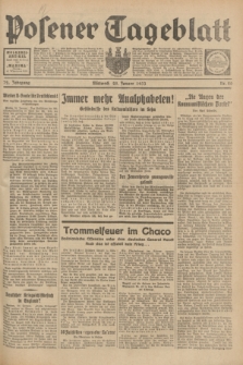 Posener Tageblatt. Jg.72, Nr. 20 (25 Januar 1933) + dod.