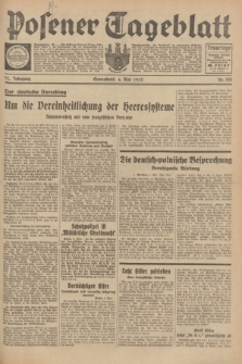 Posener Tageblatt. Jg.72, Nr. 103 (6 Mai 1933) + dod.