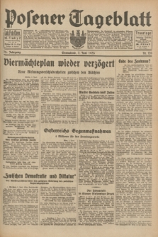 Posener Tageblatt. Jg.72, Nr. 126 (3 Juni 1933) + dod.