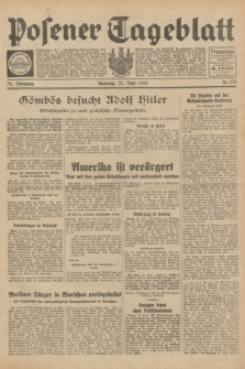 Posener Tageblatt. Jg.72, Nr. 138 (20 Juni 1933) + dod.