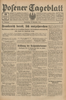 Posener Tageblatt. Jg.72, Nr. 263 (16 November 1933) + dod.