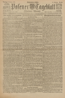 Posener Tageblatt (Posener Warte). Jg.61, Nr. 25 (31 Januar 1922)