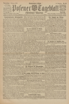 Posener Tageblatt (Posener Warte). Jg.61, Nr. 27 (2 Februar 1922) + dod.