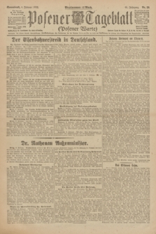 Posener Tageblatt (Posener Warte). Jg.61, Nr. 28 (4 Februar 1922)