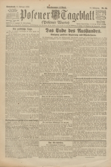 Posener Tageblatt (Posener Warte). Jg.61, Nr. 34 (11 Februar 1922)