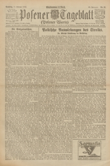 Posener Tageblatt (Posener Warte). Jg.61, Nr. 35 (12 Februar 1922) + dod.