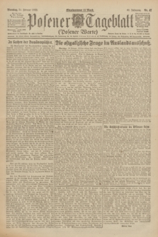Posener Tageblatt (Posener Warte). Jg.61, Nr. 42 (21 Februar 1922)