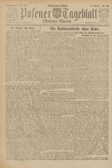 Posener Tageblatt (Posener Warte). Jg.61, Nr. 166 (27 Juli 1922) + dod.