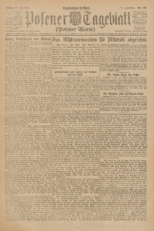 Posener Tageblatt (Posener Warte). Jg.61, Nr. 167 (28 Juli 1922) + dod.