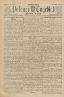 Posener Tageblatt (Posener Warte). Jg.61, Nr. 184 (18 August 1922) + dod.