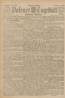 Posener Tageblatt (Posener Warte). Jg.61, Nr. 185 (19 August 1922) + dod.