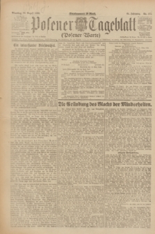 Posener Tageblatt (Posener Warte). Jg.61, Nr. 187 (22 August 1922) + dod.
